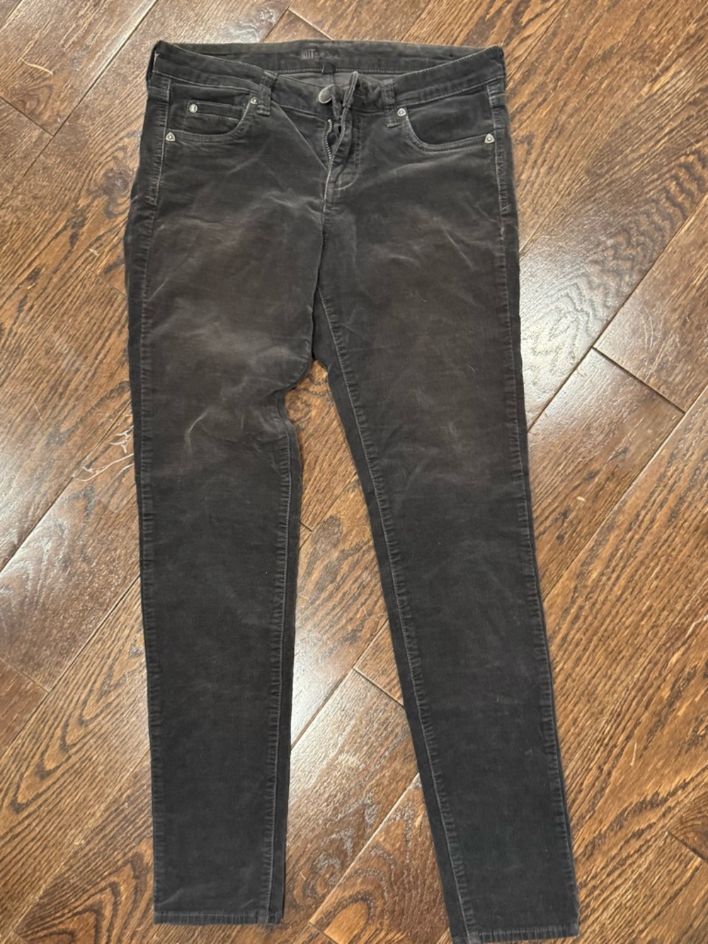 Kut from the Kloth Charcoal Corduroy Pants